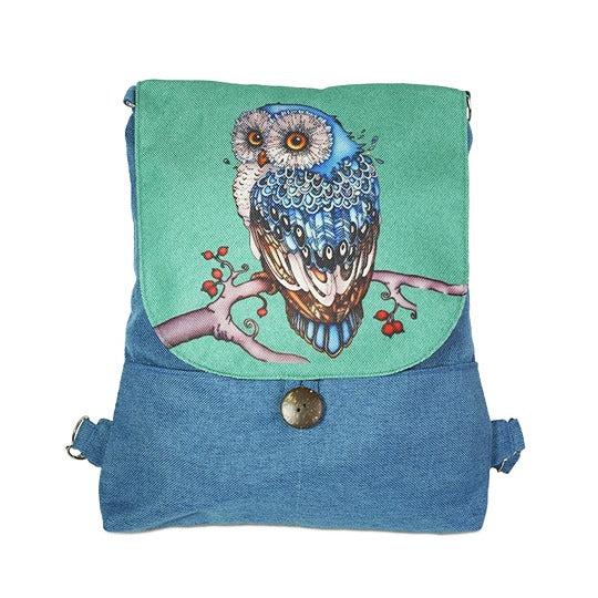 Moonlight Owl  Backpack Bag