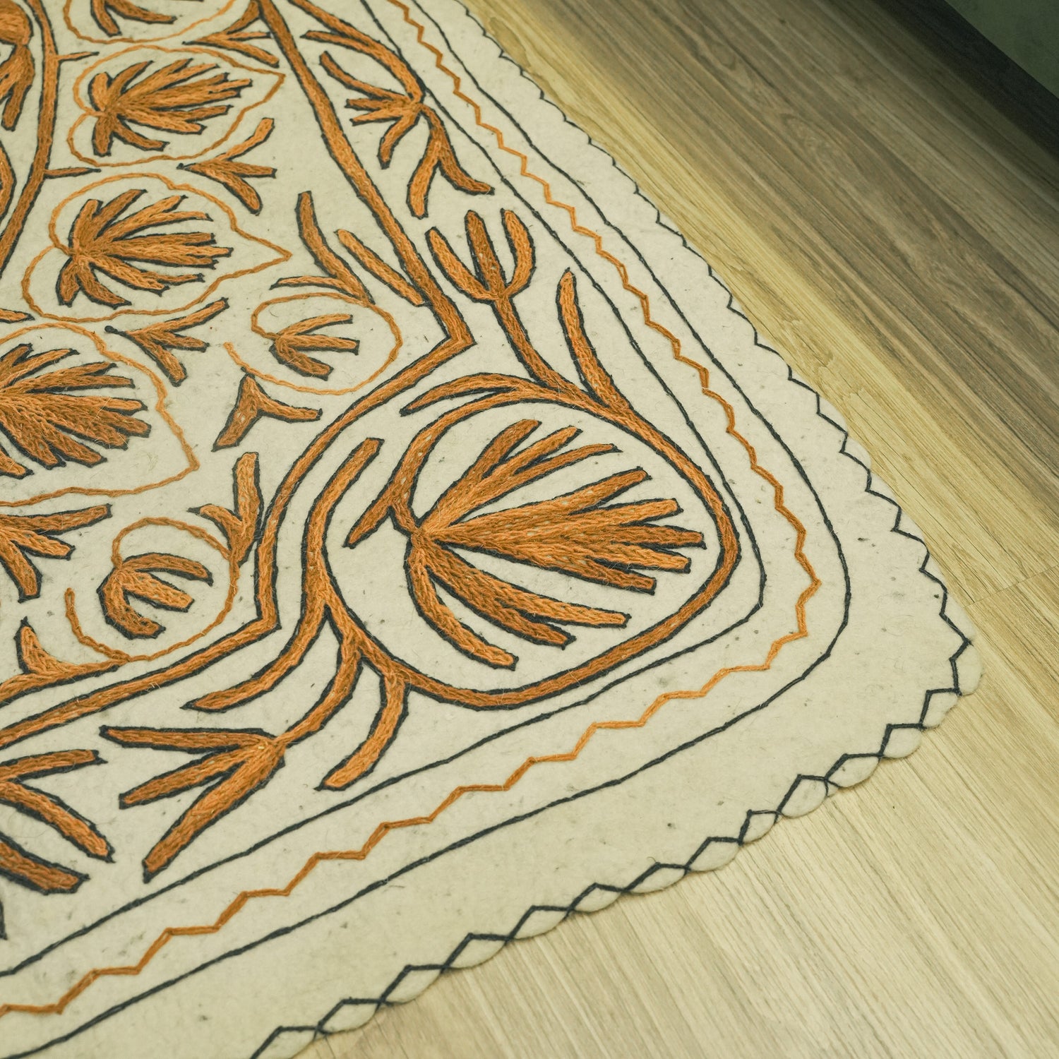 Living Room Rug - Earthy Embrace