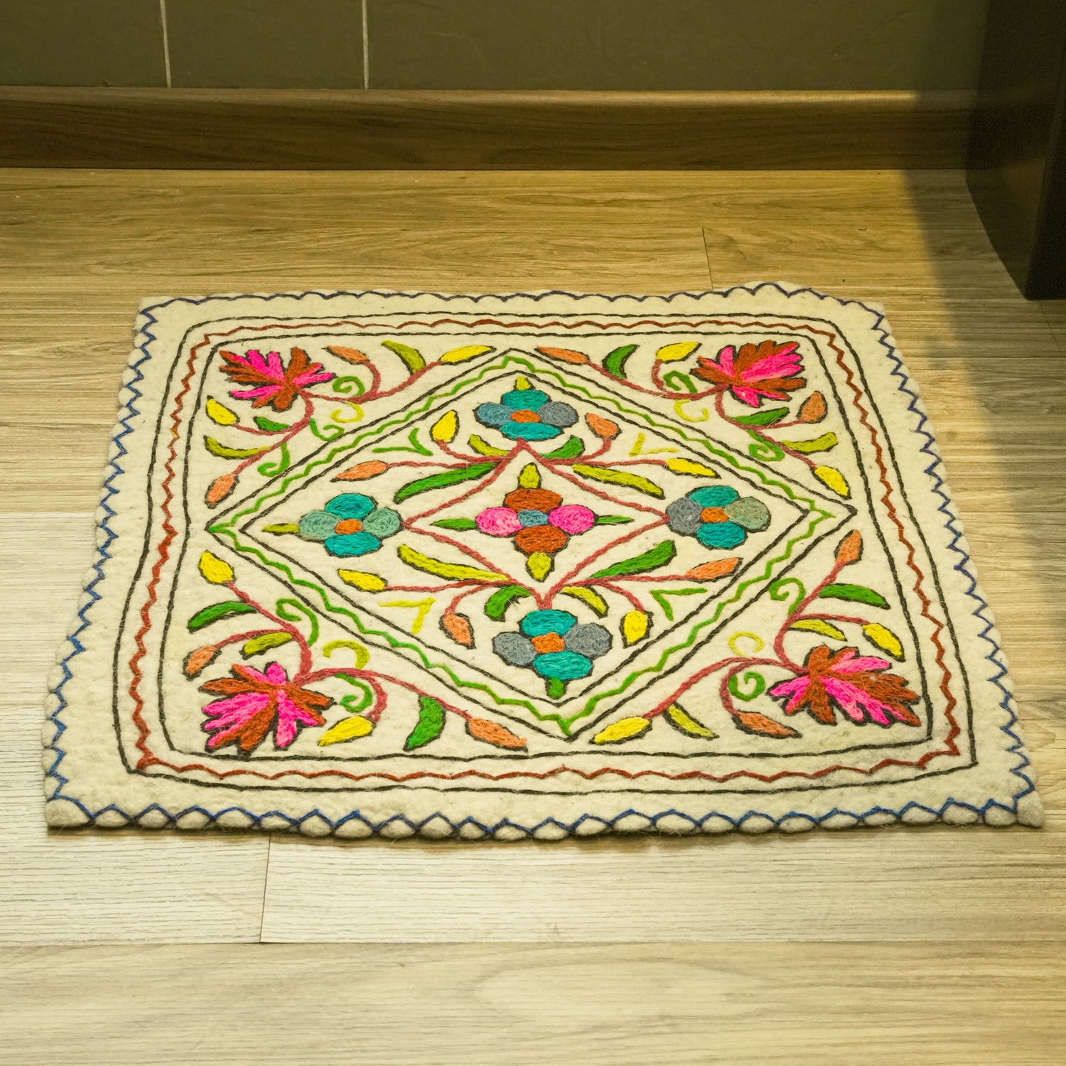 Square Rug - Garden Delight