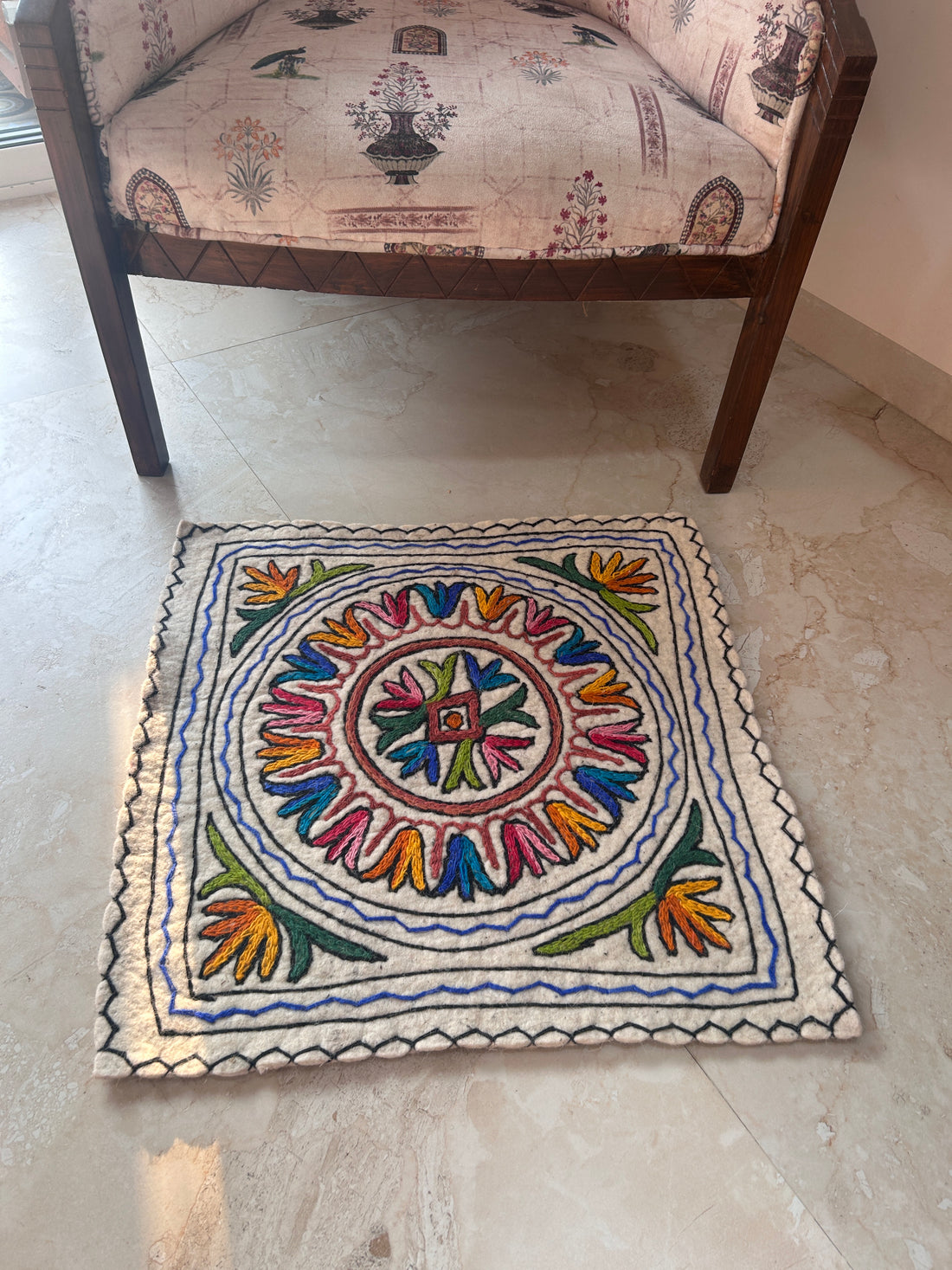 Square Rug - Meghna Mandala