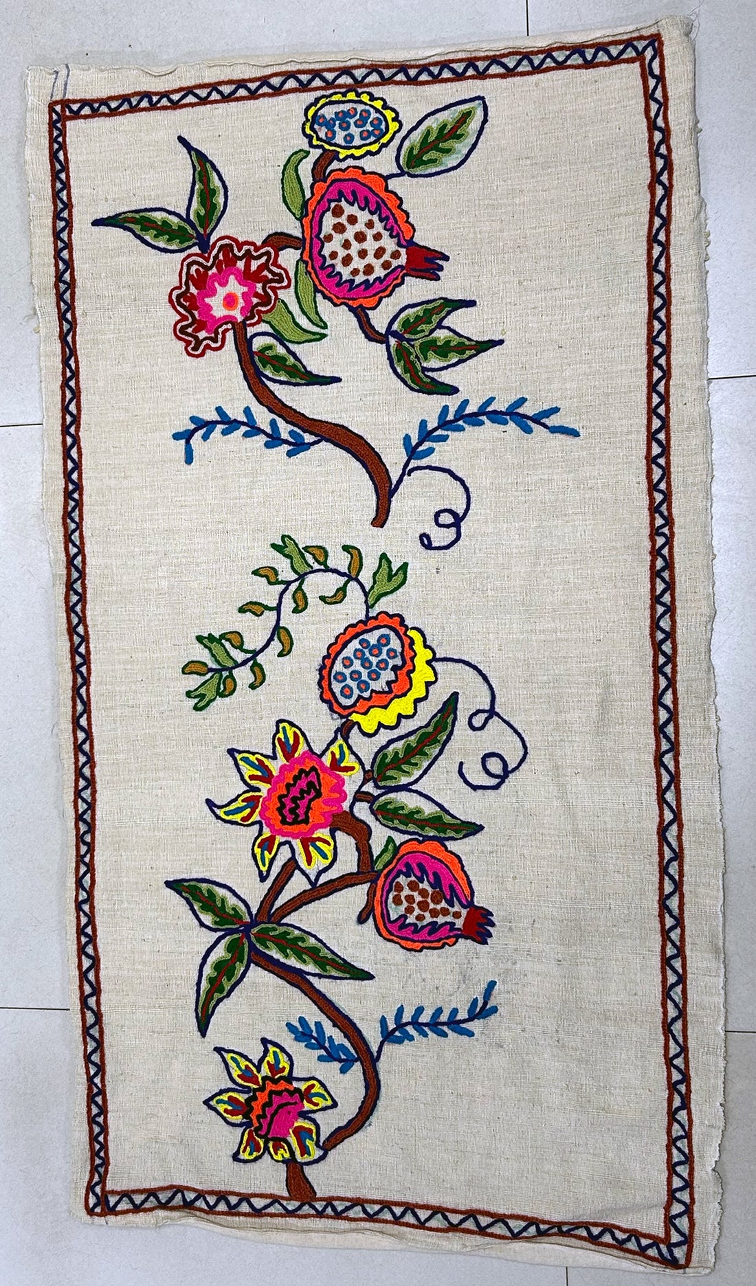 Cotton Rug - Parijat Mandala