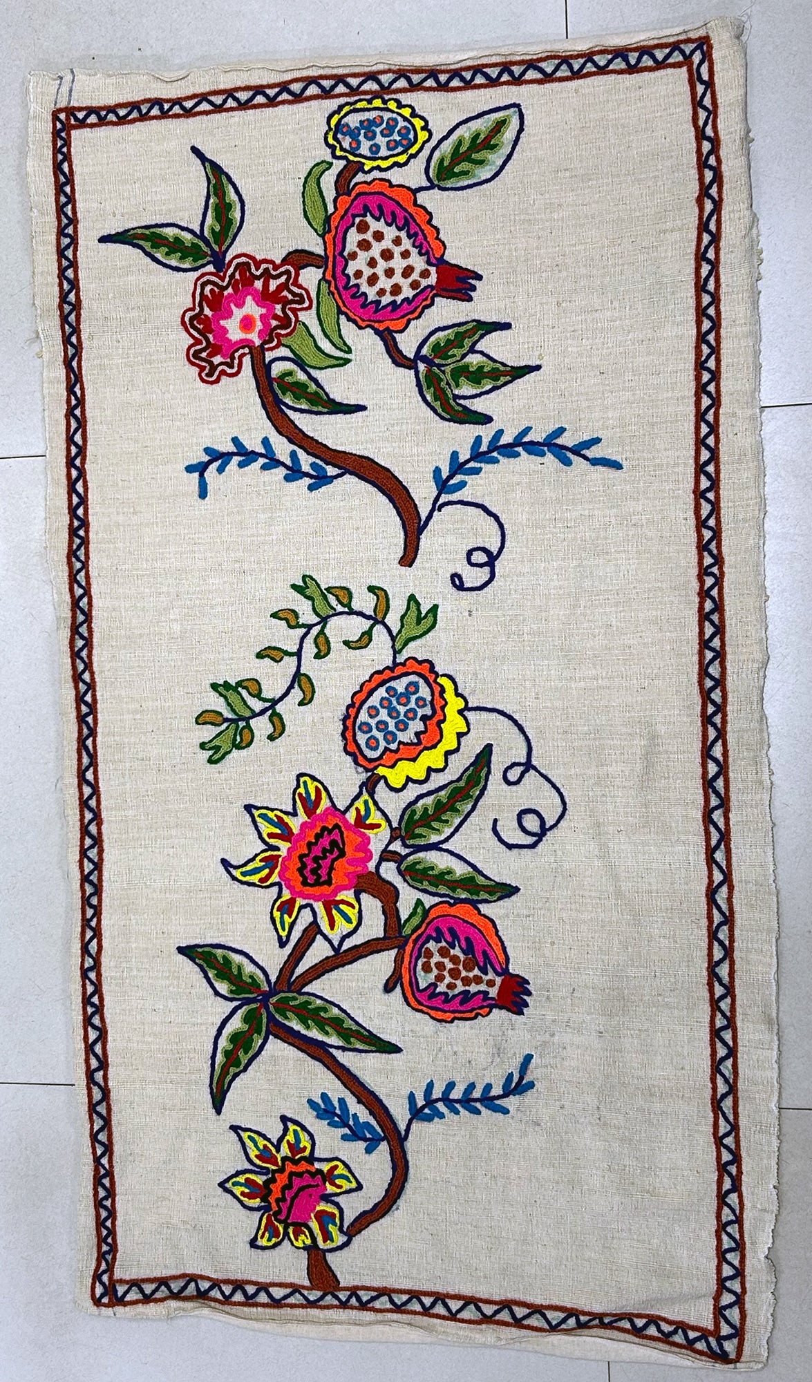 Cotton Rug - Parijat Mandala