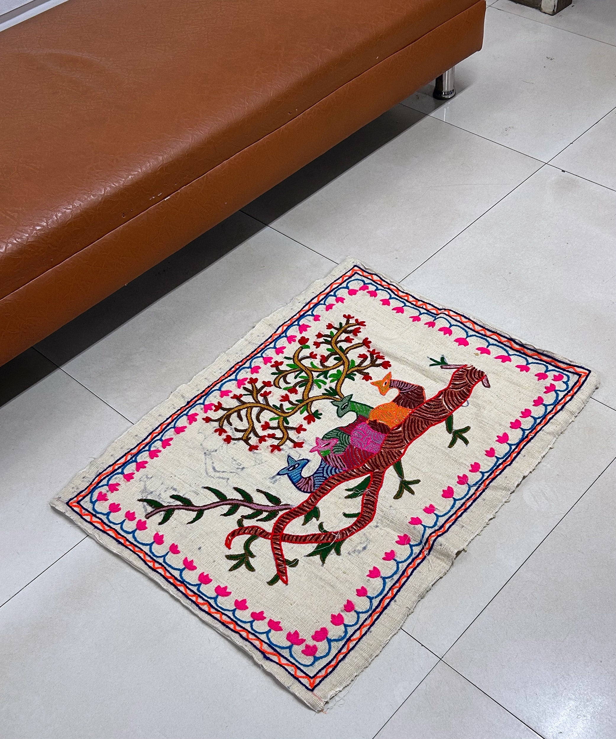 Cotton Rug - Rang-Birange Qadam