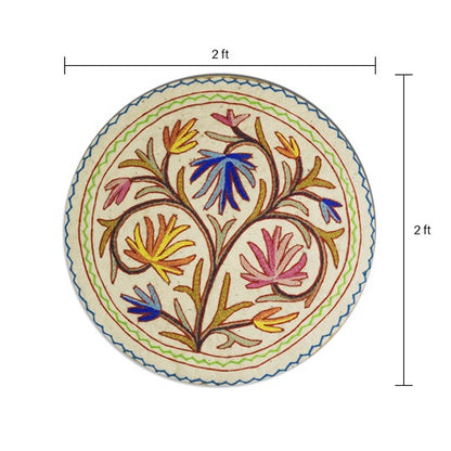 Round Rug - Floral Elegance