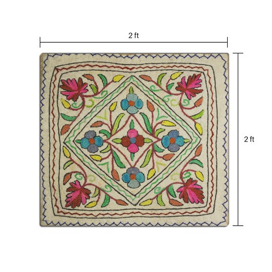 Square Rug - Garden Delight