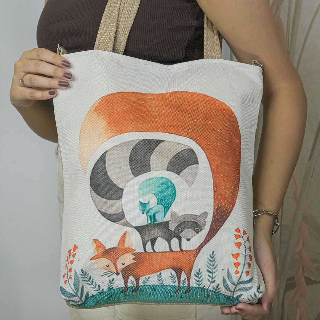 Vintage Fox Tote Bag