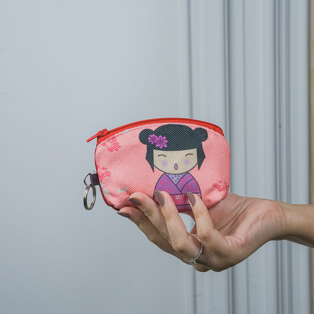 Cherry Blossom Kawaii  Mini Pouch